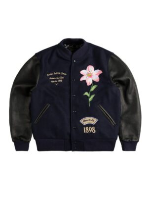 Re Create Asphalt Gold Darmstadt OG98 Black and Navy Varsity Jacket