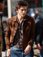 Bob Dylan A Complete Unknown Timothee Chalamet Suede Jacket