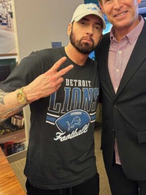 Detroit Lions Eminem 47 T-Shirt