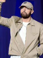 Presidential Campaign Eminem Beige Zip up Jacket