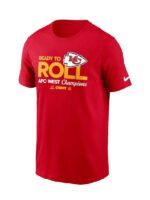 Re Done Kansas City Chiefs Ready To Roll AFC West Champions Red T-Shirt