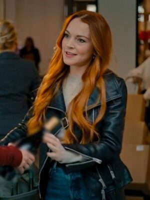 Our Little Secret Lindsay Lohan Black Jacket