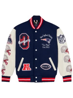 New England Patriots Ovo Varsity Letterman Jacket