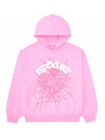 Unisex Sp5der OG Web Pink Hoodie