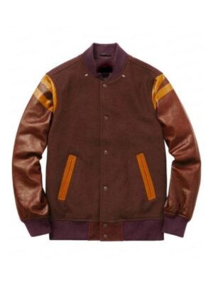 Q Xo, Kitty Season 02 Keyvan Brown Letterman Jacket