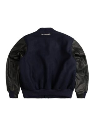 Re Create Asphalt Gold Darmstadt OG98 Black Navy Varsity Jacket