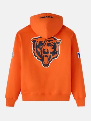 Re Done Chicago Bears OVO x NFL Owl Icon Team Hoodie Orange