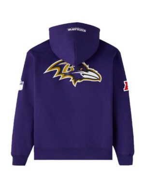 OVO X NFL Baltimore Ravens Purple Hoodie