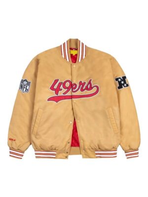 San Francisco 49ers GOLF WANG Satin Jacket