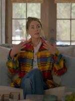 Shrinking Christa Miller Plaid Color Shirt