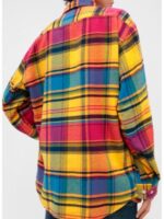 Shrinking Liz Plaid Color Shirt