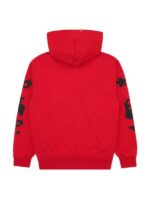 Unisex Sp5der Beluga Red Pullover Hoodie