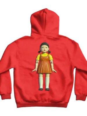 Squid Game Doll Red Light Green Light Doll Hoodie