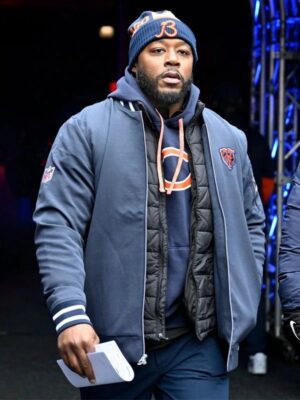 Thomas Brown Chicago Bears Bomber Jacket