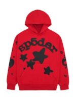 Sp5der Beluga Red Hoodie