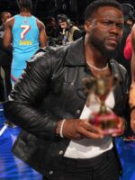 74th All-Star Game Kevin Hart Black Leather Jacket