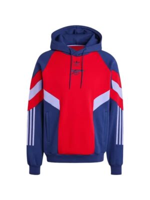 Arsenal FC Red And Blue Original Pullover Hoodie