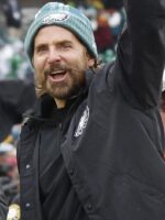 Black Bradley Cooper Eagles Jacket