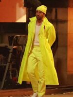 Colt Seavers Film The Fall Guy Ryan Yellow Polyester Coat