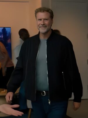 Ferrell Black You’re Cordially Invited 2025 Will Jim Black Bomber Jacket