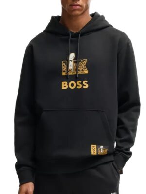 NFL Gold-Tone Artwork Stretch Pullover Hoodie - Unisex