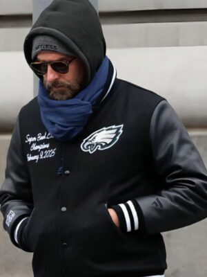 2025 Bradley Cooper Eagles Black Jacket