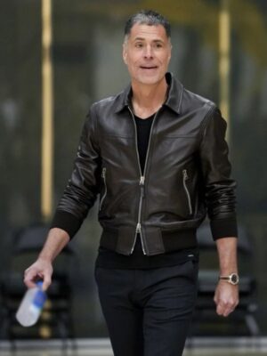 Rob Pelinka 2025 Leather Jacket