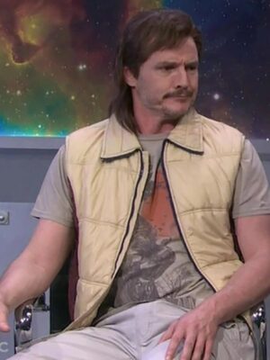 SNL 50th Anniversary Pedro Pascal Vest