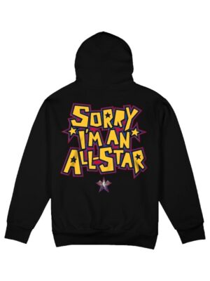 2025 NBA All-Star Seen x Stadium Essentials Sorry I’m An All-Star Oversized Black Hoodie