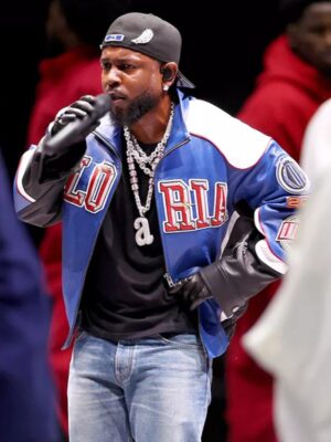 Super Bowl Kendrick Lamar Halftime Show Gloria Leather Jacket