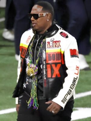 Master P Super Bowl LIX Leather Jacket