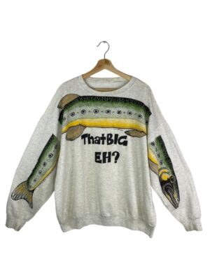 That Big Eh Fish Grey Sweatshirt Unisex