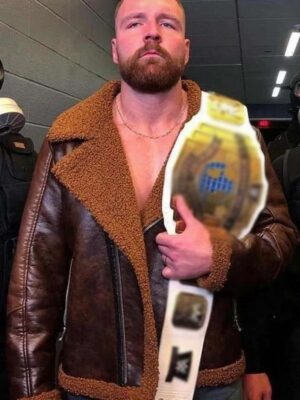 WWE Dean Ambrose Brown Leather Jacket