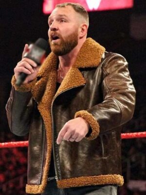 WWE Dean Ambrose Brown Shearling Jacket