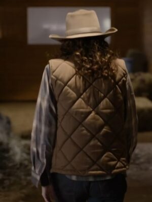 Wild Cards S2 Ally Sheedy Brown Quilted Vest