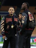125th Anniversary Ac Milan Off White Black Varsity Jacket