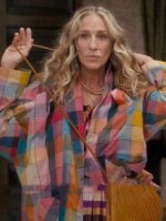 And Just Like That Sarah Jessica Parker Rainbow Shirt Jacket