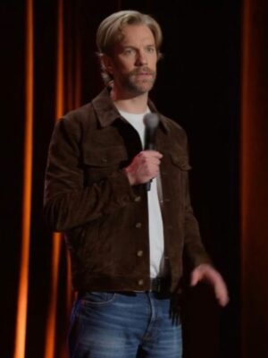 All Anthony Jeselnik Brown Suede Leather Jacket