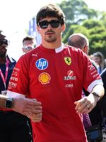 F1 Grand Prix Of Charles Leclerc Red Ferrari T-Shirt