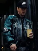 Mark Wahlberg Shooter Bob Lee Swagger Eagles Black & Green Bomber Jacket