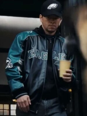 Mark Wahlberg Shooter Bob Lee Eagles Black & Green Bomber Jacket