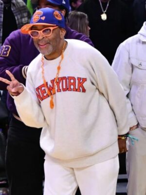 Spike Lee Grey New York Knicks Sweatshirt