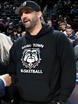 Down Town Basketball Nick Sirianni Black Fleece Hoodie