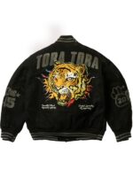 Palace Tora Tora Black Varsity Jacket