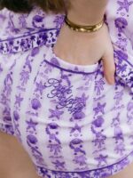 Pink Palm Puff Pink Blush Bay short