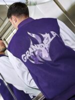 Recreated - Real Madrid Purple And White Chinese New Year Bomber Jacket