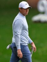 Rory McIlroy The Players Championship 2025 Blue Pullover Fleece Sweatshirt
