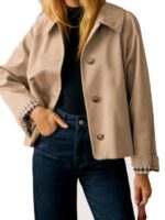 Shop Women’s Sezane Bobby Beige Jacket