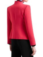 TV-Series Law And Order S24 Samantha Soule Red Ruffled Blazer