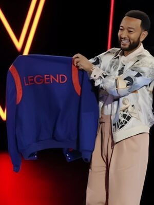 The Voice S27 Team Legend Blue Bomber Jacket